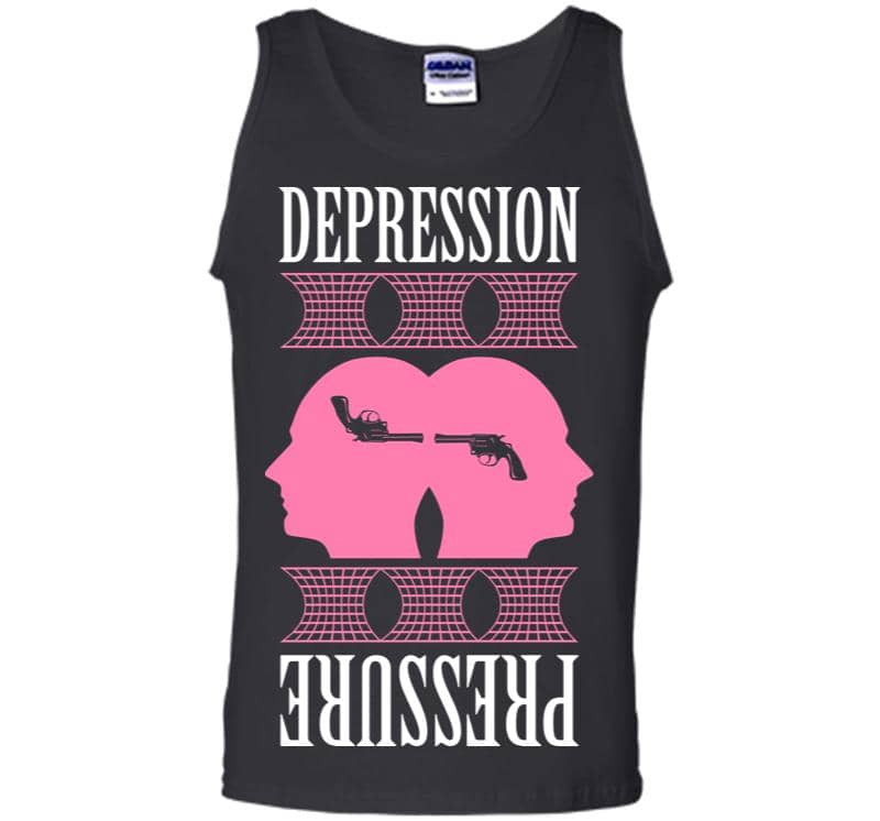 Depression Pressure Men Tank Top