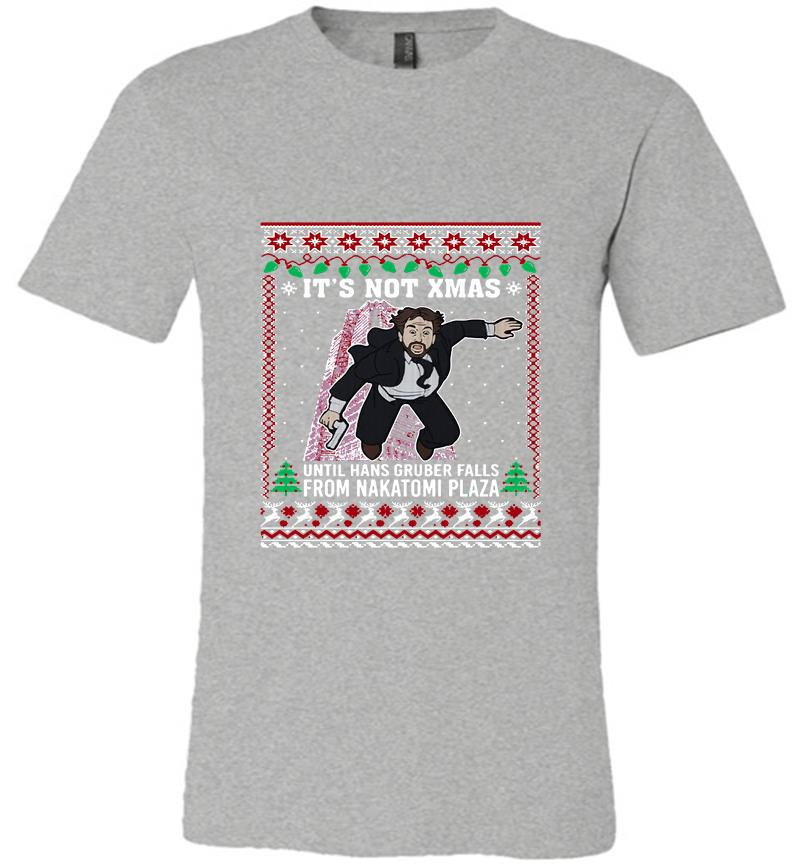 Inktee Store - Die Hard It’s Not Xmas From Nakatomi Plaza Christmas Premium T-Shirt Image