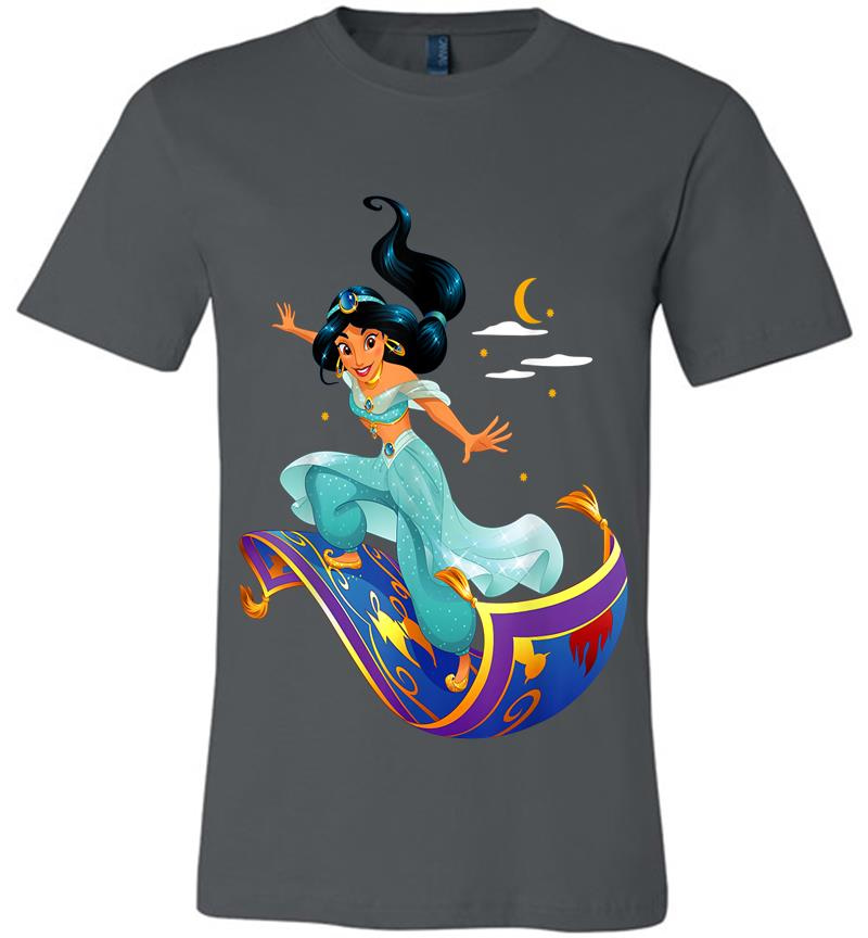 Disney Aladdin Princess Jasmine Magic Carpet Pose Premium T-Shirt