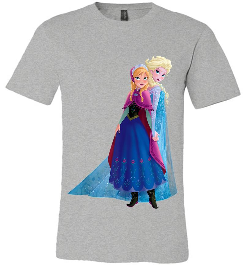Inktee Store - Disney Frozen Elsa And Anna Sisters Premium T-Shirt Image