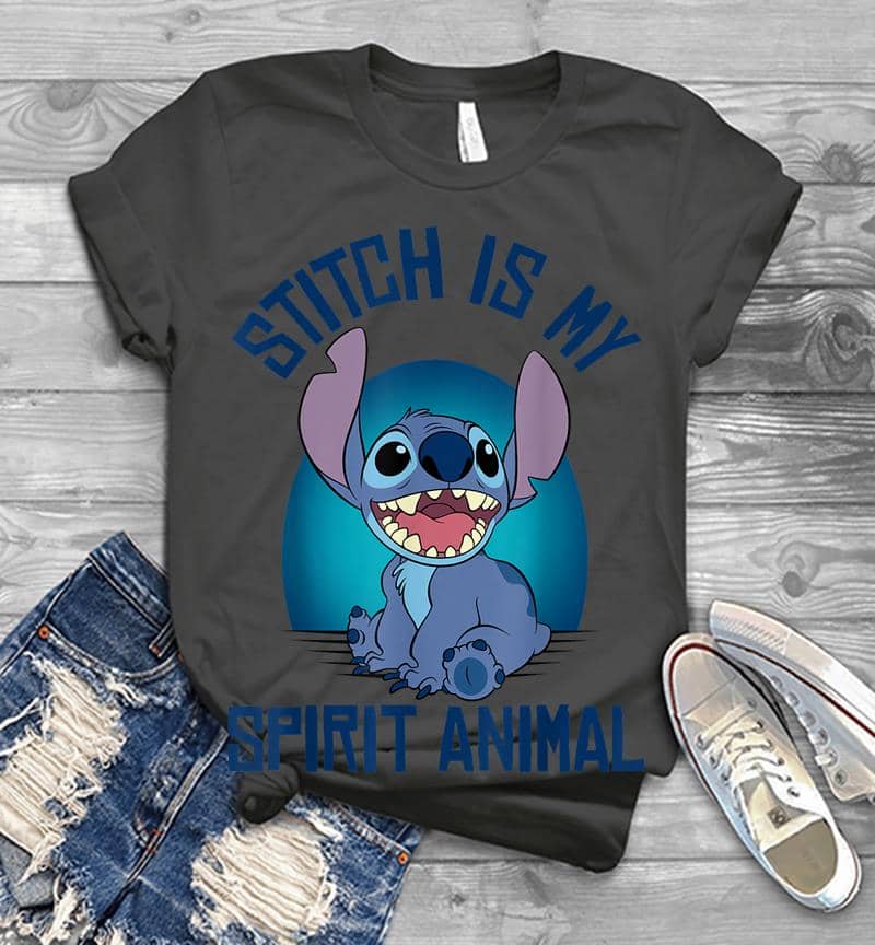 Inktee Store - Disney Lilo Stitch Spirit Animal Stitch Men T-Shirt Image