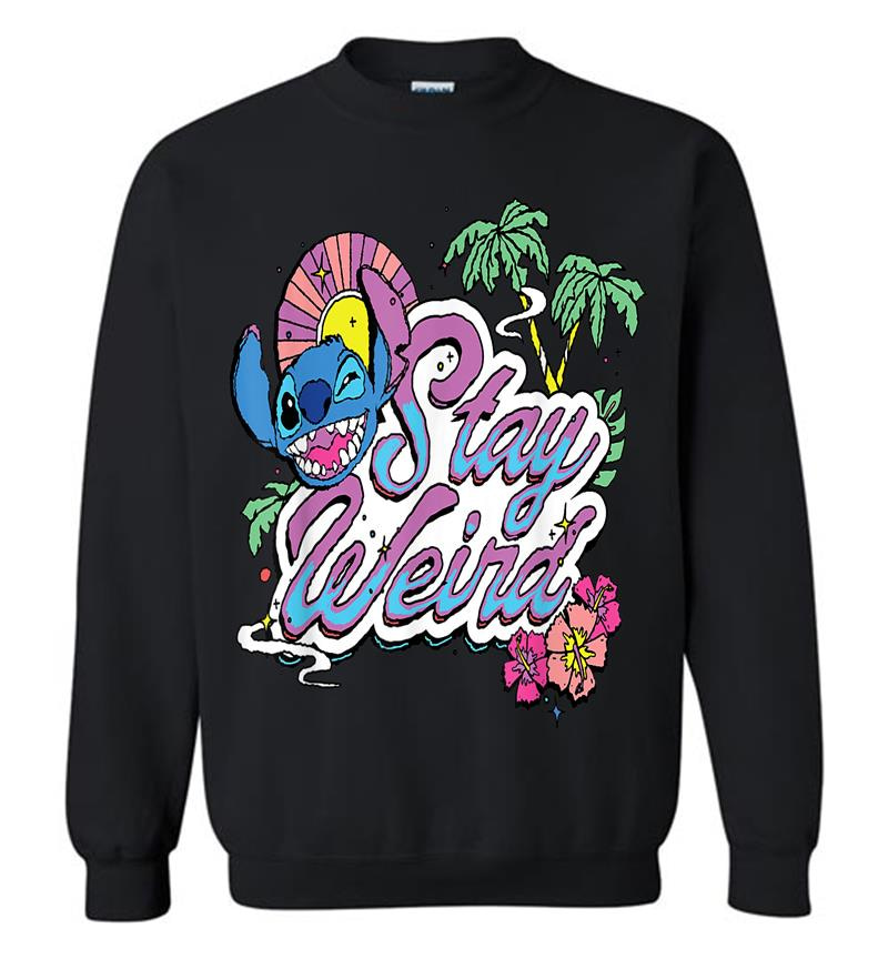 Disney Lilo &Amp; Stitch Stay Weird Sweatshirt