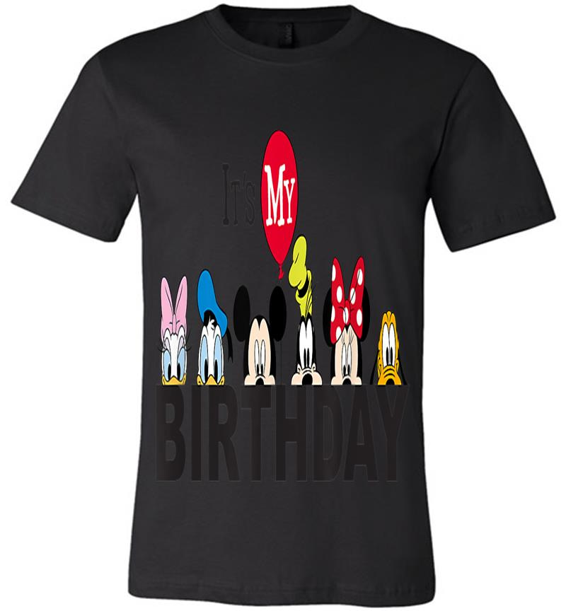 Inktee Store - Disney Mickey And Friends It'S My Birthday Premium T-Shirt Image
