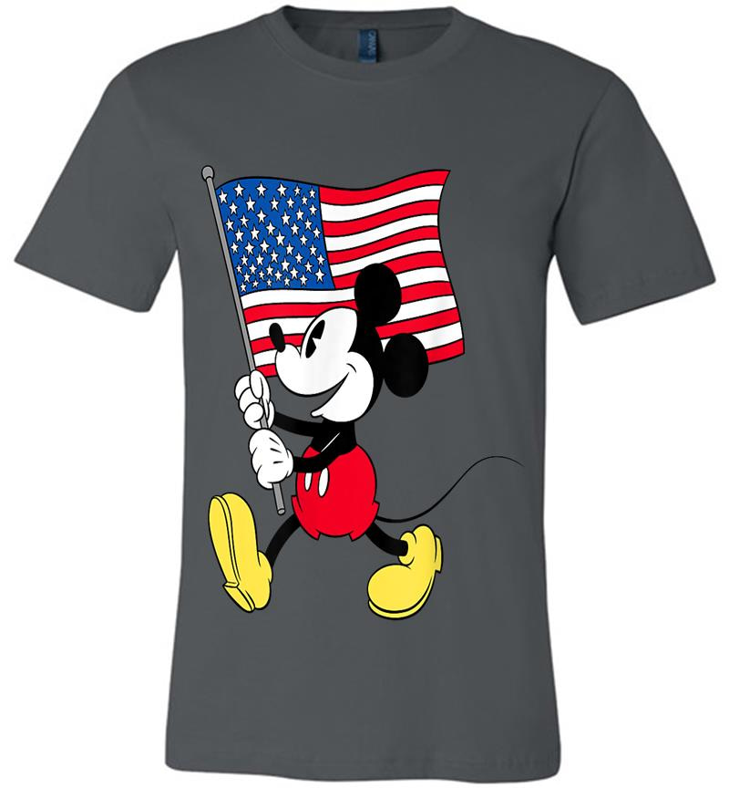 Disney Mickey Mouse Americana Flag Premium T-Shirt