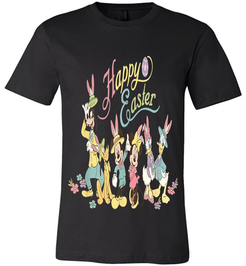 Inktee Store - Disney Mickey Mouse And Friends Bunny Ears Easter Premium T-Shirt Image