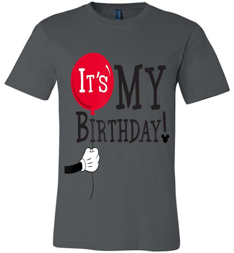 Disney Mickey Mouse Balloon It'S My Birthday Premium T-Shirt