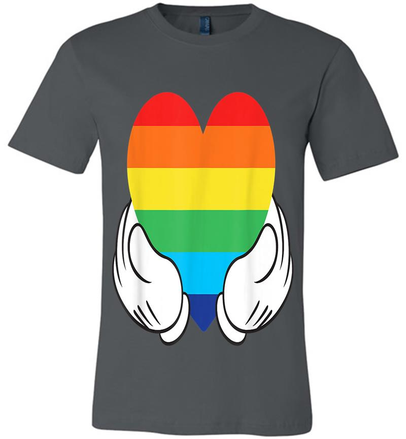 Disney Mickey Mouse Rainbow Hands Premium T-Shirt