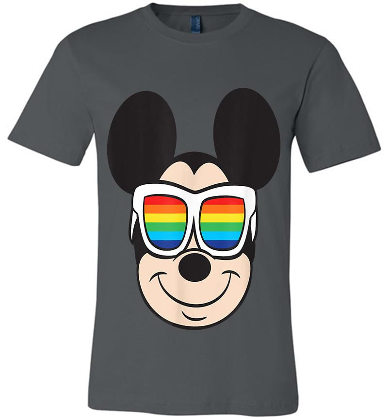 Disney Mickey Mouse Rainbow Sunglasses Premium T-Shirt