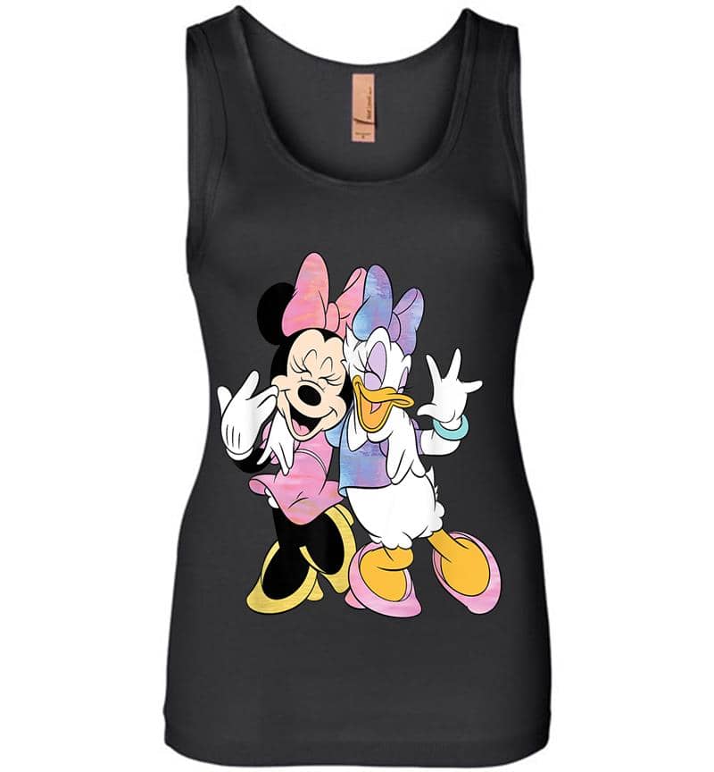 Disney Minnie Mouse And Daisy Duck Best Friends Womens Jersey Tank Top