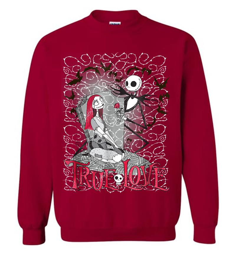 Inktee Store - Disney Nightmare Before Christmas True Love Sweatshirt Image