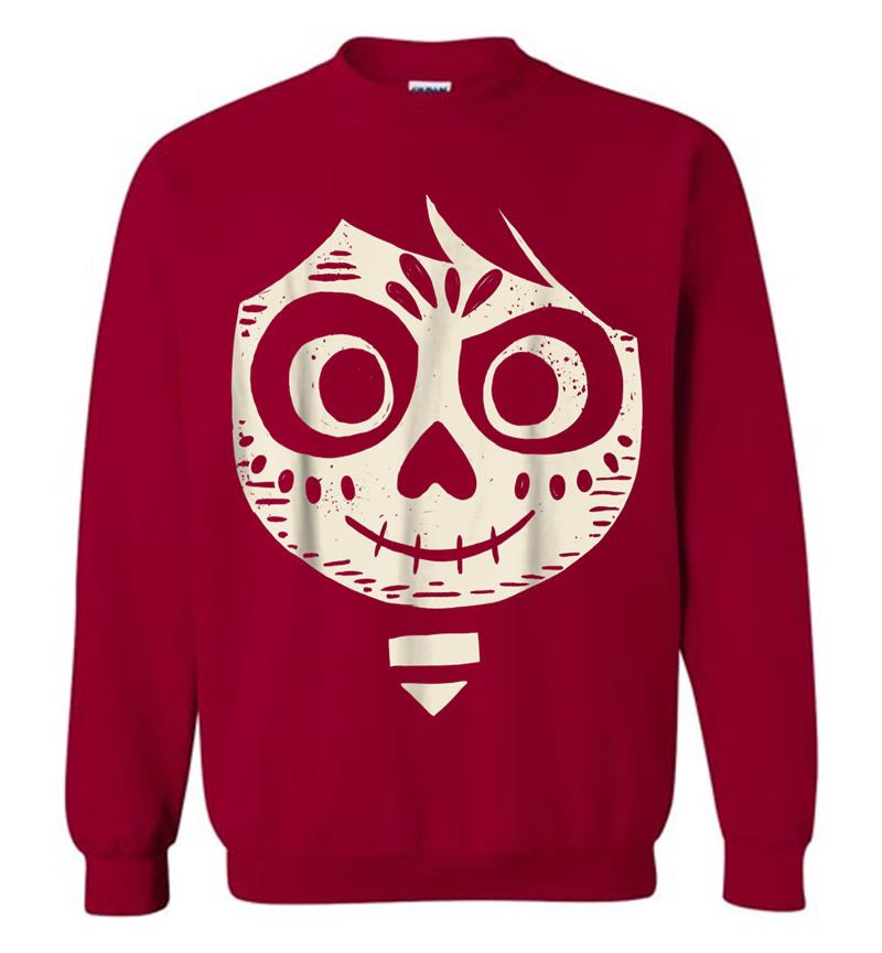 Inktee Store - Disney Pixar Coco Miguel Face Halloween Graphic Sweatshirt Image