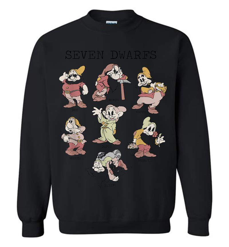 Disney Snow White Seven Dwarfs Portraits Sweatshirt