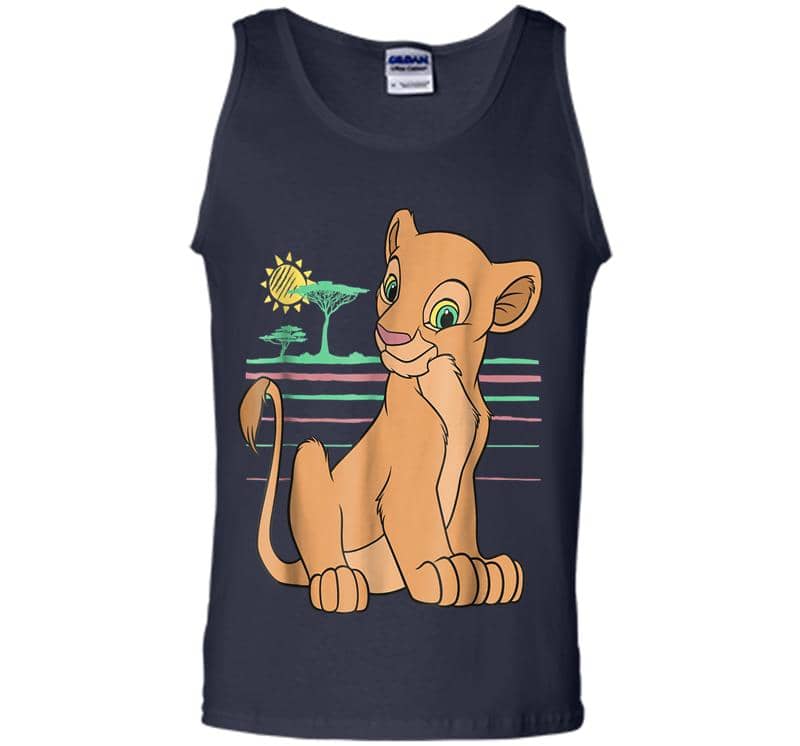 Inktee Store - Disney The Lion King Young Nala 90S Mens Tank Top Image