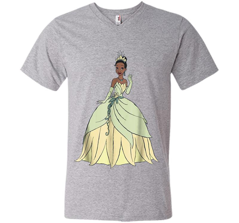 Inktee Store - Disney The Princess And The Frog Tiana V-Neck T-Shirt Image