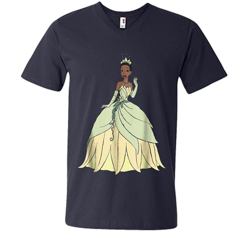 Inktee Store - Disney The Princess And The Frog Tiana V-Neck T-Shirt Image