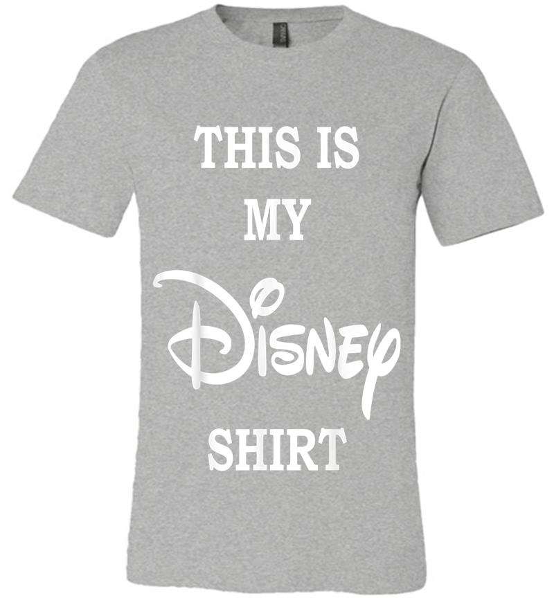 Inktee Store - Disney This Is My Disney Chest Logo Premium T-Shirt Image