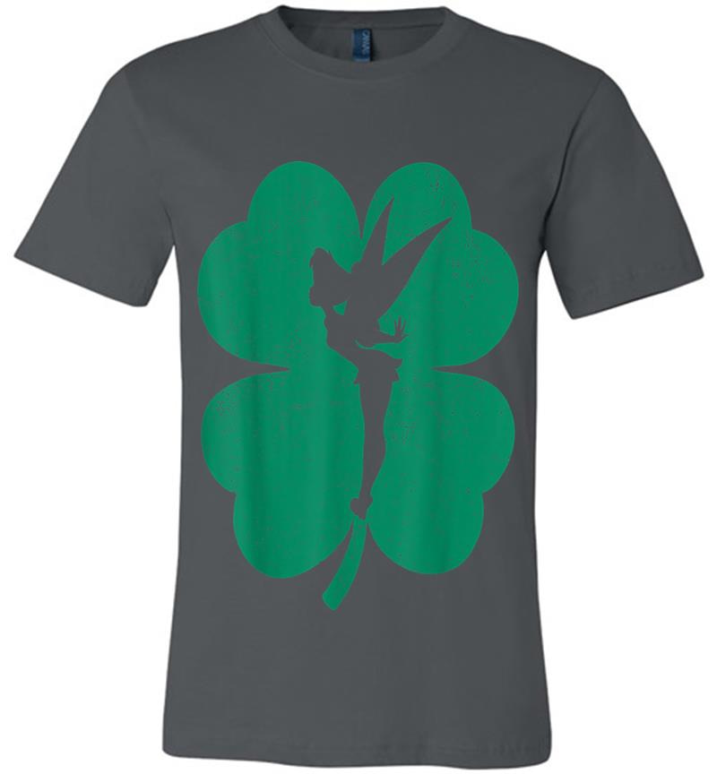 Disney Tinker Bell Green Shamrock St. Patrick'S Day Premium T-Shirt