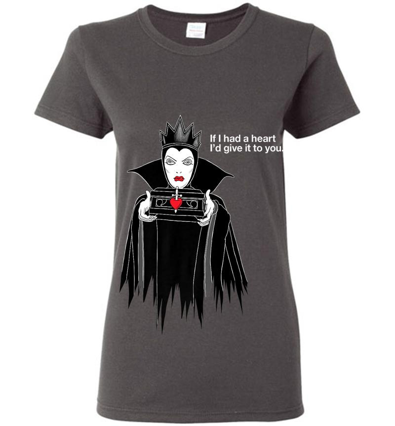 Inktee Store - Disney Villains Evil Queen If I Had A Heart Premium Womens T-Shirt Image