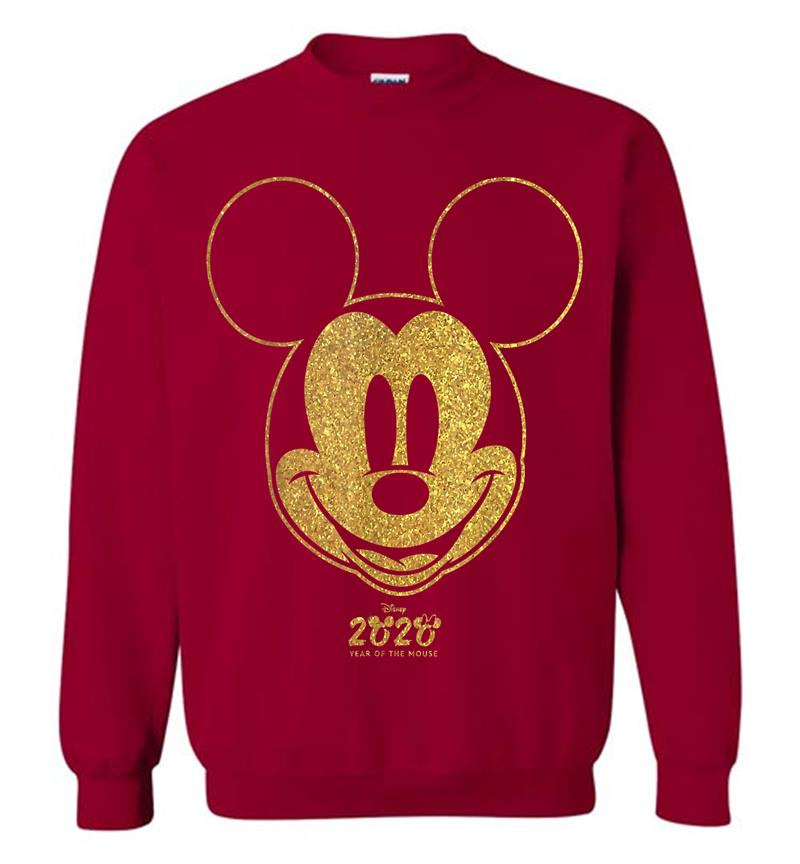Inktee Store - Disney Year Of The Mouse Golden Mickey January Sweatshirt Image