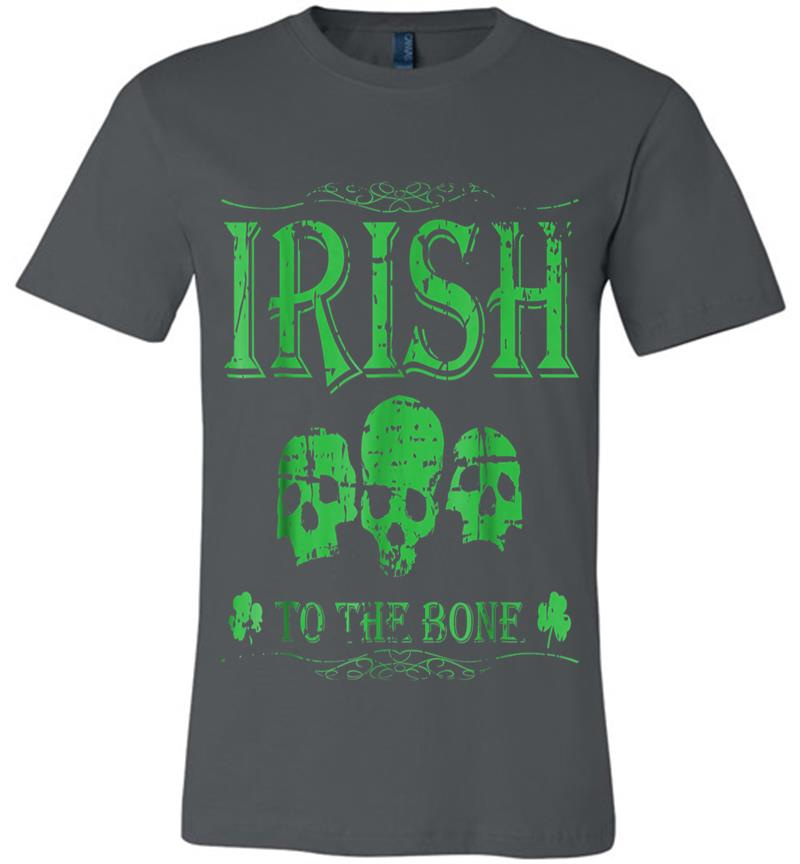 Distressed Cool Irish Skull St Patricks St Patty'S Day Premium T-Shirt