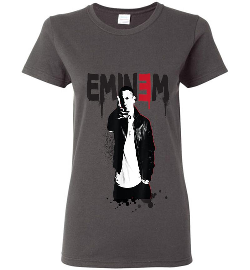 Inktee Store - Eminem Official Sprayed Up Womens T-Shirt Image