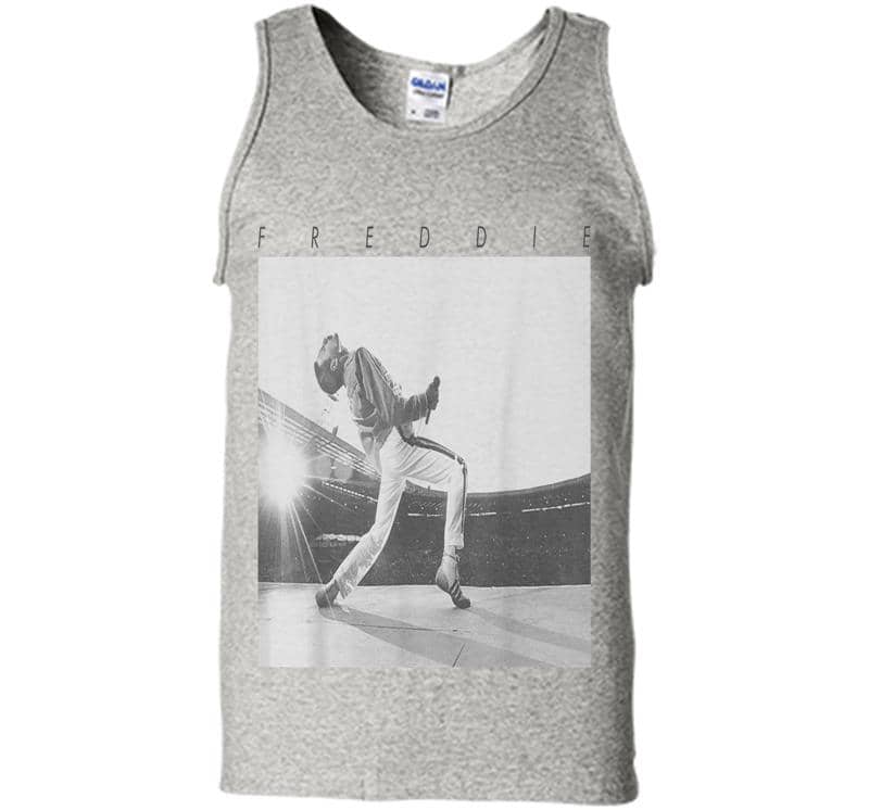 Freddie Mercury Official Howl Stage Icon B&Amp;W Photo Mens Tank Top