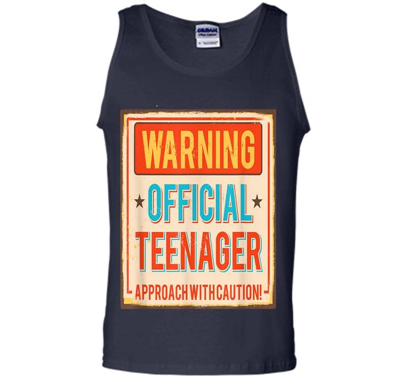 Inktee Store - Funny Nager 13 Warning Official Nager Ideas Mens Tank Top Image