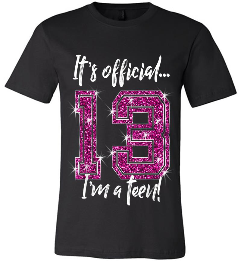 Inktee Store - Funny Official 13Th Birthday For Ns Premium T-Shirt Image