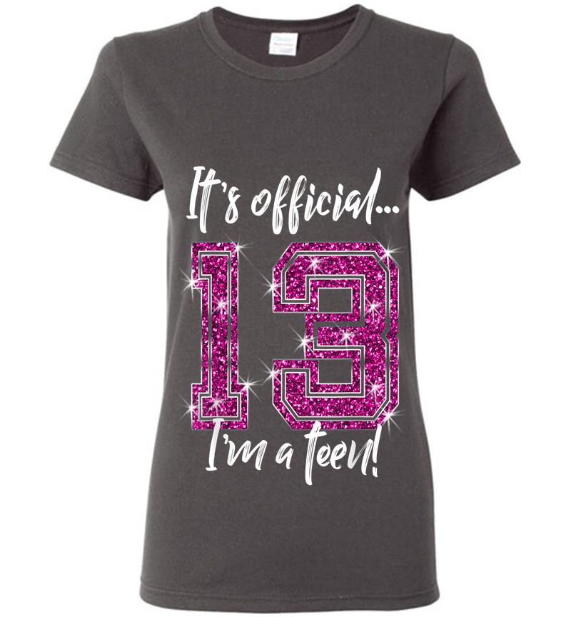Inktee Store - Funny Official 13Th Birthday For Ns Womens T-Shirt Image