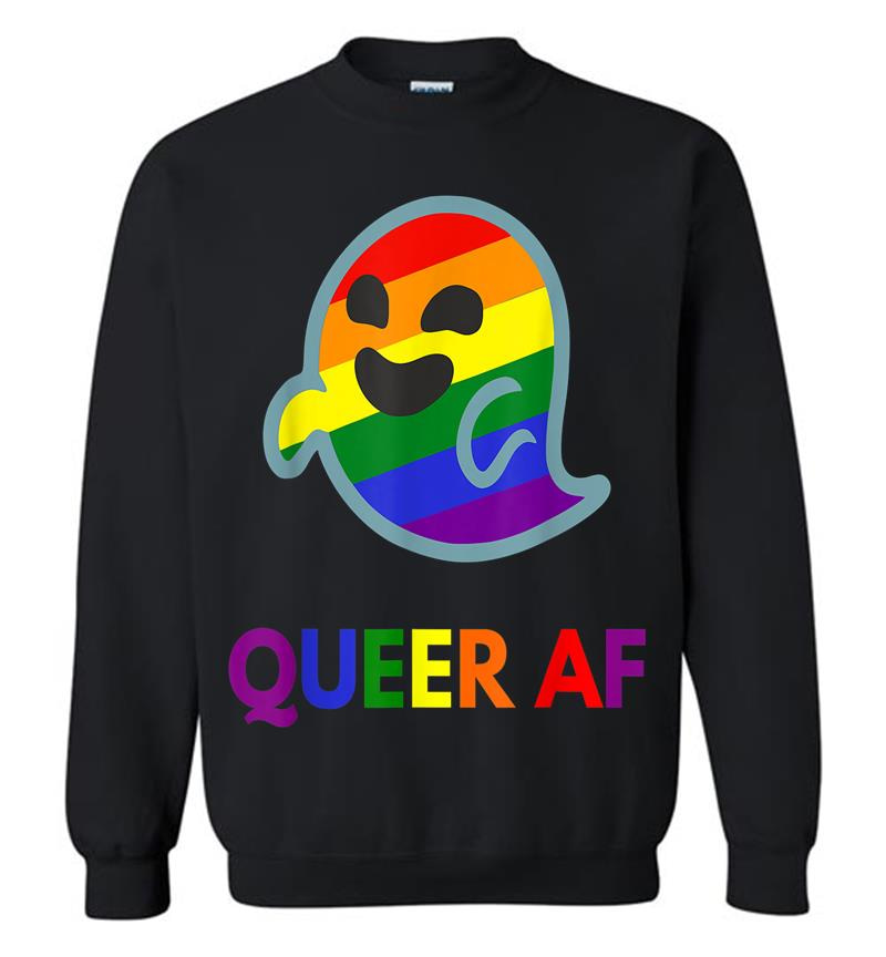 Gaysper Queer Af Lgbt Lesbian Gay Bisexual Pride Sweatshirt