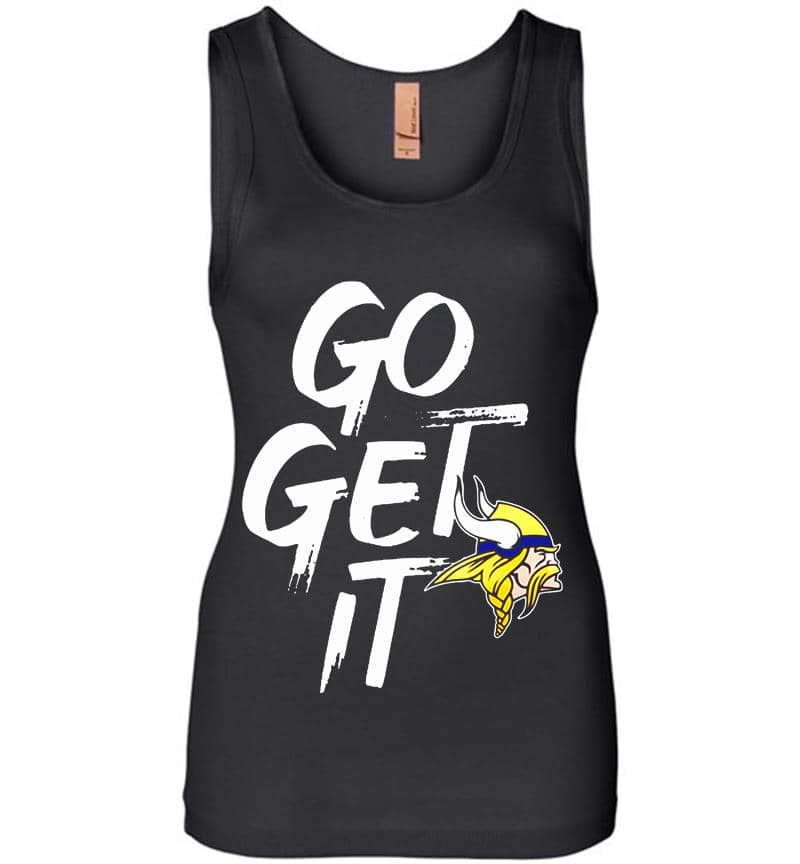 Go Get It Minnesota Vikings Womens Jersey Tank Top