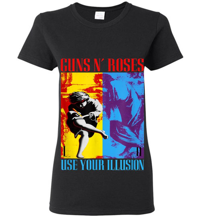 Guns N Roses Illusions Tour Womens T-Shirt