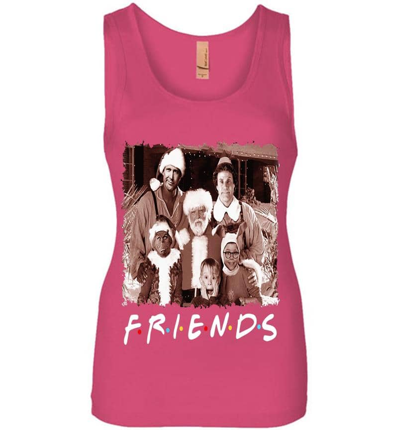 Inktee Store - Happy Holiday Friends Tv Show Womens Jersey Tank Top Image