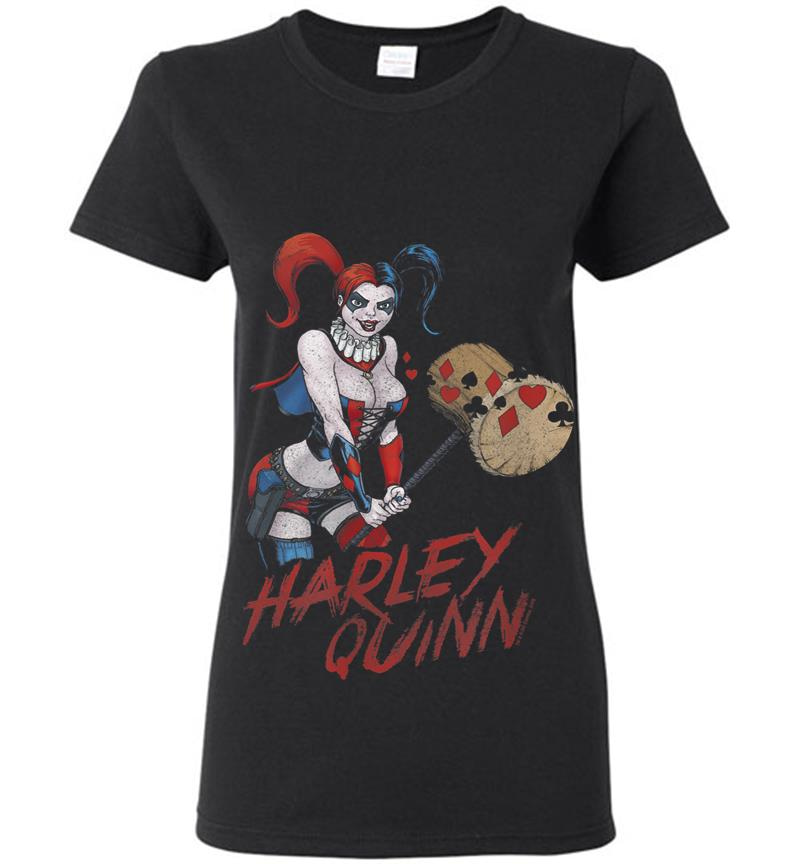 Harley Quinn Big Hammer Womens T-Shirt