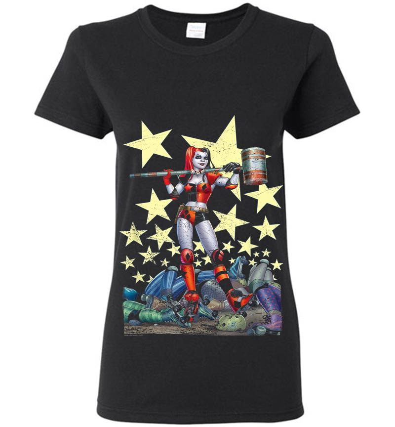 Harley Quinn Hammer Time Womens T-Shirt