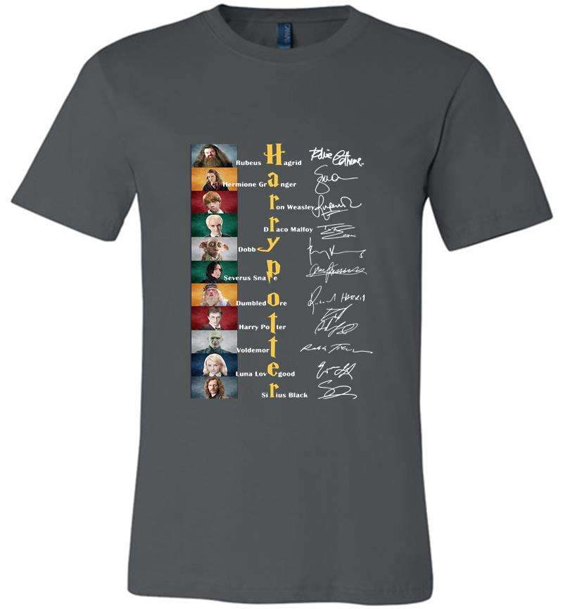 Harry Potter Character Signature Premium T-shirt
