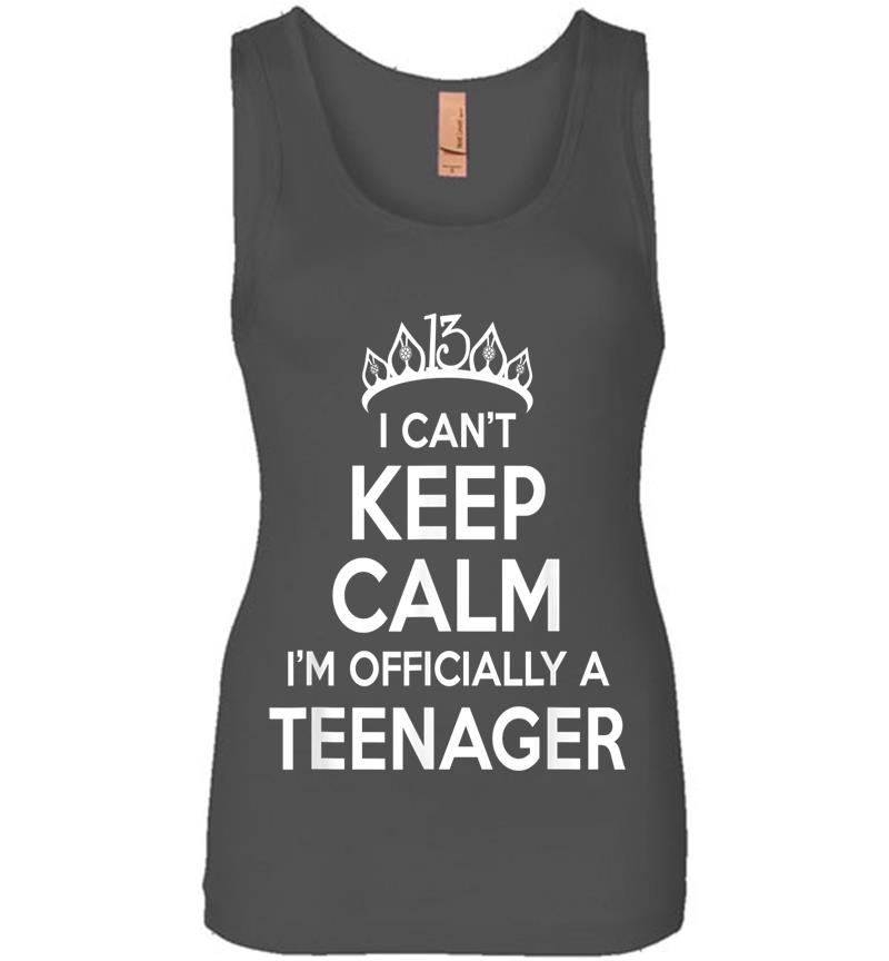 Inktee Store - I Can'T Keep Calm I'M An Official Nager 13Th Birthday Womens Jersey Tank Top Image