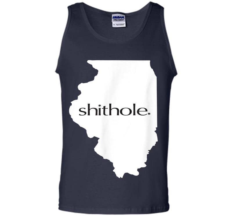 Inktee Store - Illinois Shithole - Official Shithole Gear Standard Mens Tank Top Image