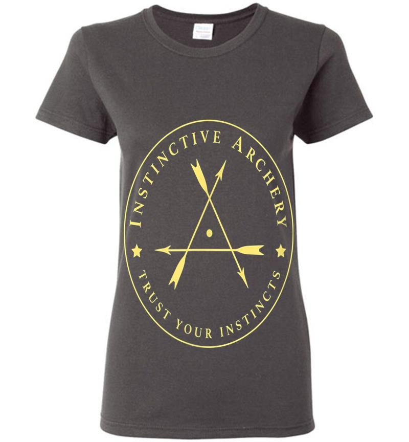 Inktee Store - Instinctive Archery - Official Gold Patch 2017 Womens T-Shirt Image