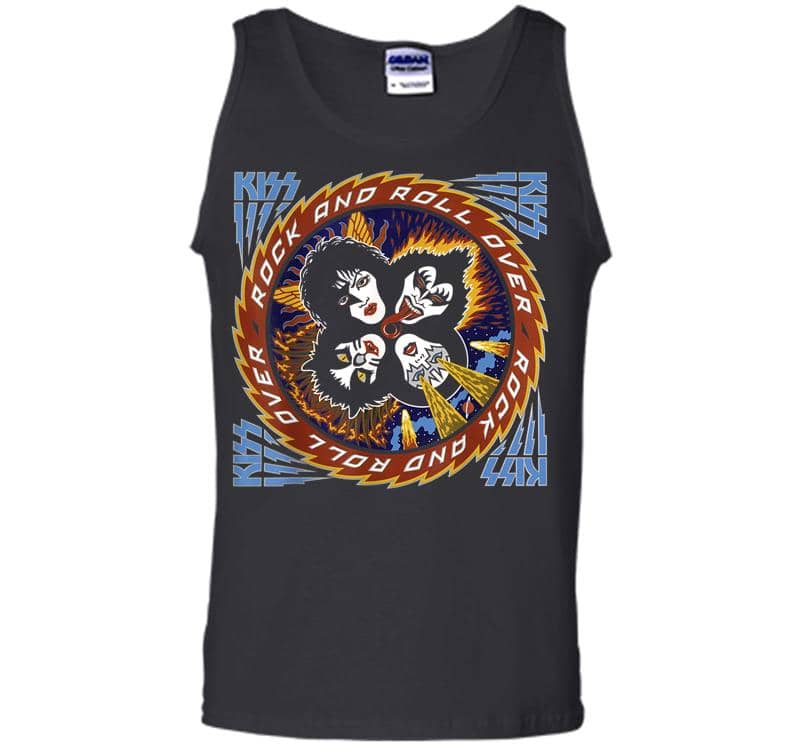 Kiss Rock And Roll Over 40 Men Tank Top