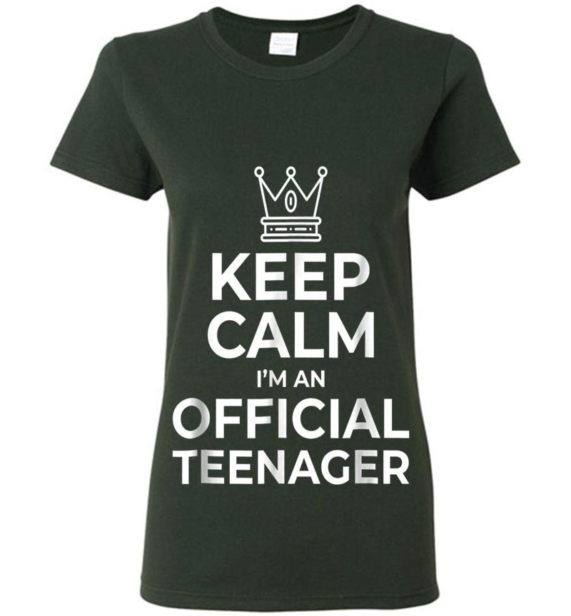 Inktee Store - Keep Calm Birthday Official Nager 13Th Funny Boy Womens T-Shirt Image