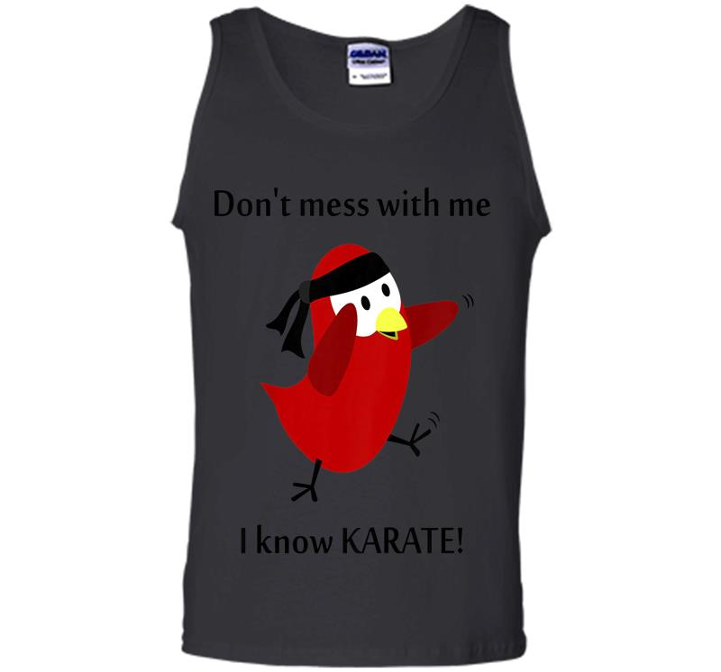 Inktee Store - Kids The Official Sammy Bird - Karate Mens Tank Top Image