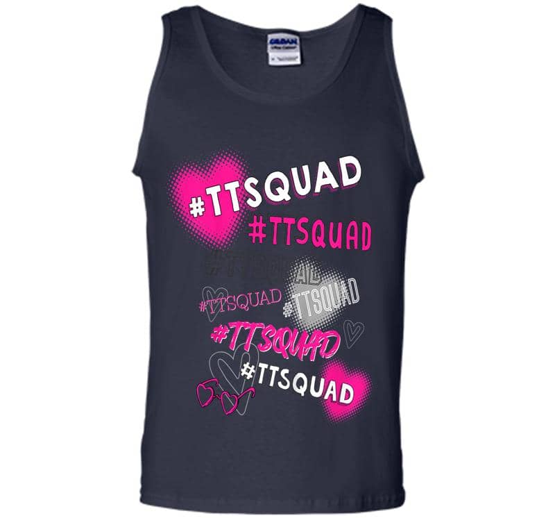 Inktee Store - Kids Tiana Official #Ttsquad For Kids (White) Mens Tank Top Image