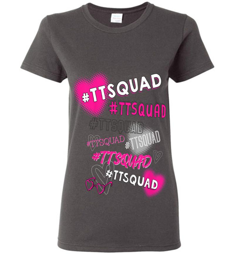 Inktee Store - Kids Tiana Official #Ttsquad For Kids (White) Womens T-Shirt Image