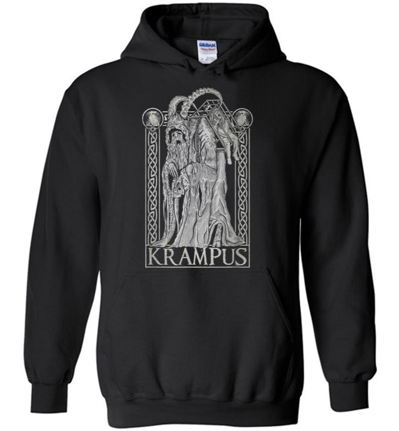 Krampus Gruss Von Krampus Dark Gothic Christmas Hoodie
