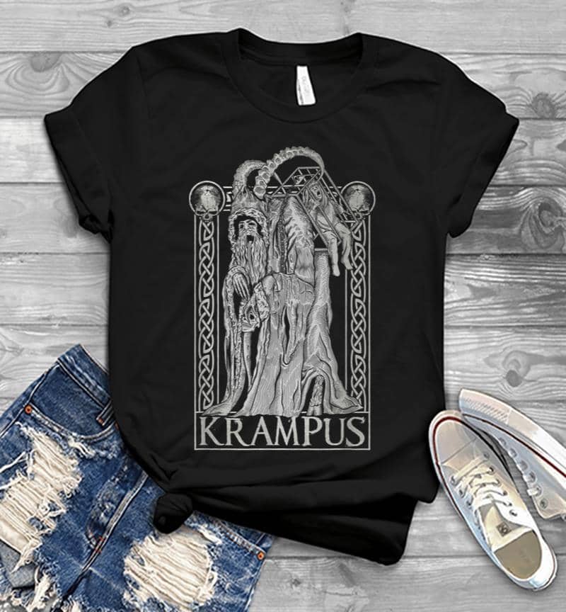 Krampus Gruss Von Krampus Dark Gothic Christmas Men T-Shirt