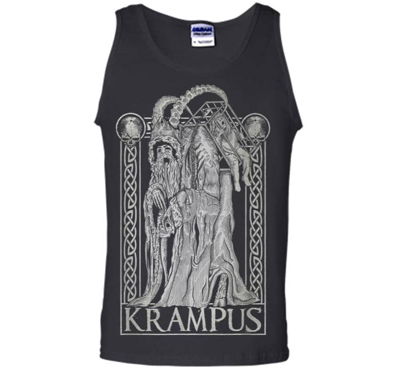 Krampus Gruss Von Krampus Dark Gothic Christmas Men Tank Top