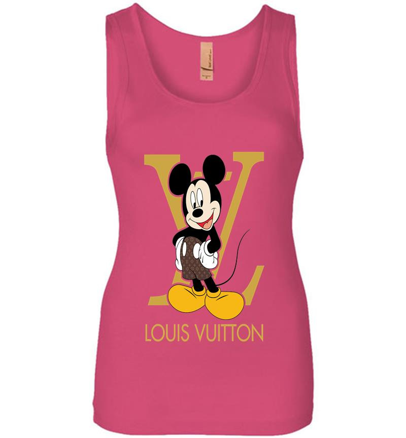Inktee Store - Lv Mickey Mouse Women Jersey Tank Top Image