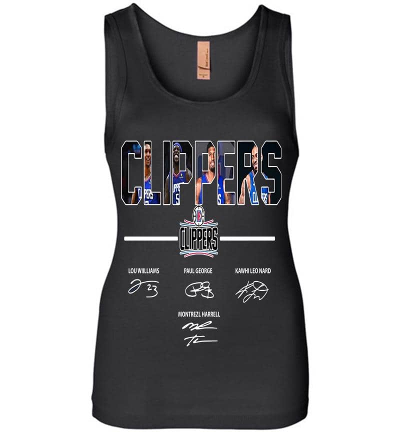 Los Angeles Clippers Basketball Team Signature Womens Jersey Tank Top
