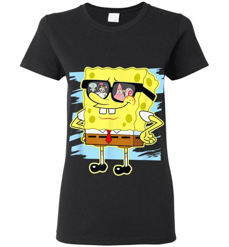 Mademark X Spongebob Squarepants Spongebob Reflection In Sunglasses Women T-Shirt